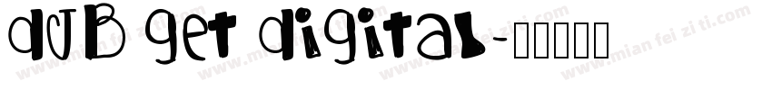 DJB Get Digital字体转换